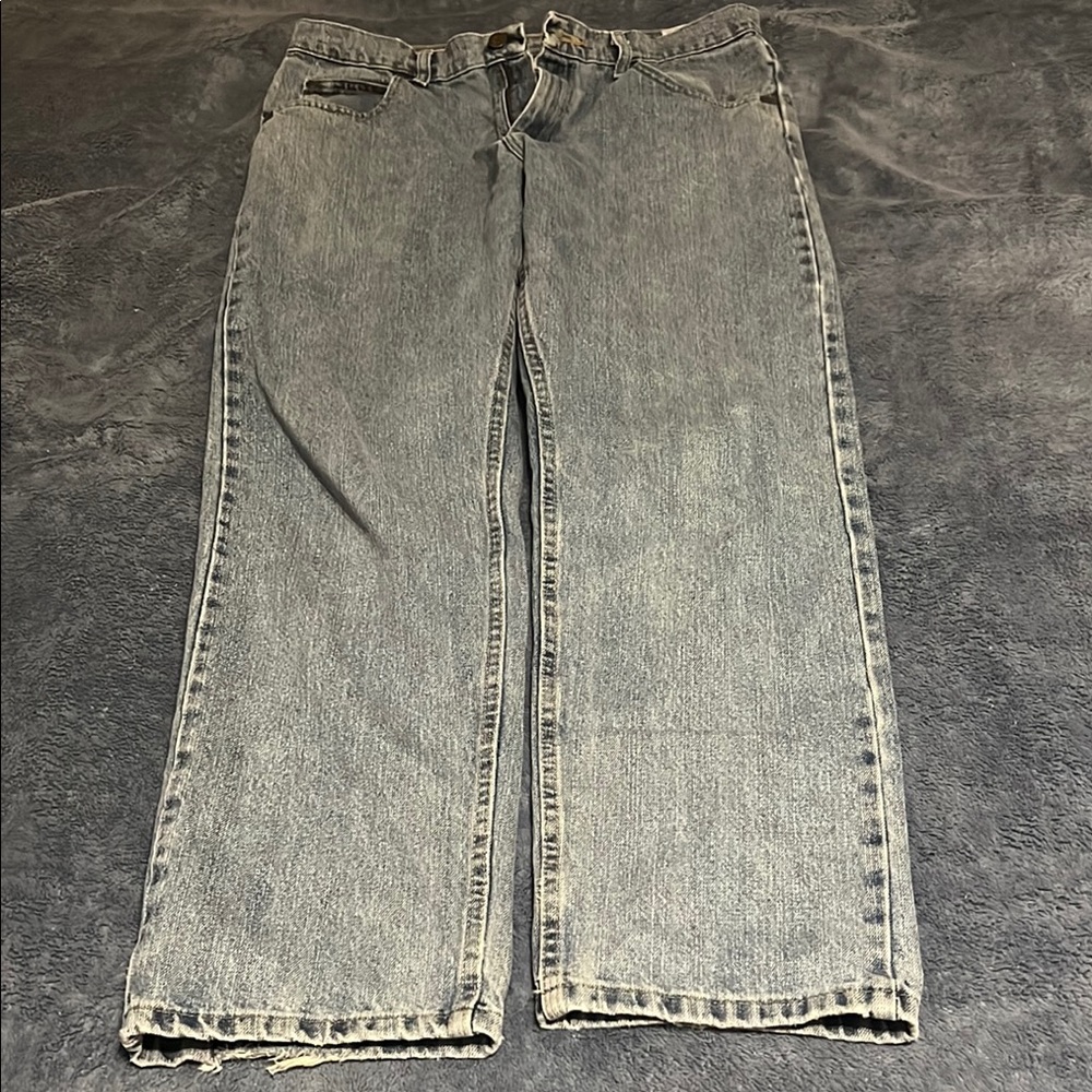 WRANGLER PREMIUM QUALITY 33x32 | Gray Relaxed Fit Jeans Comfortable Denim